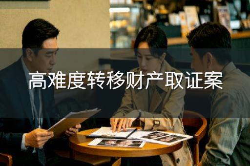 高难度转移财产取证案