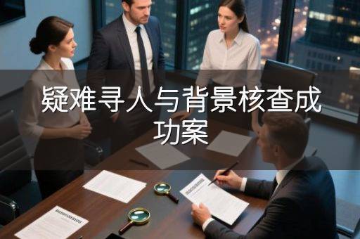 疑难寻人与背景核查成功案